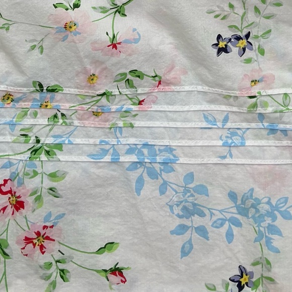 EILEEN WEST Floral Sleeveless 100% Cotton Nightgown Prairie Cottage 3X - Picture 2 of 16